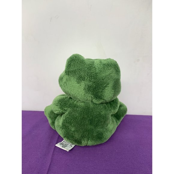 Russ 7 Inch Frog Just For You Envelope Gift Pouch Red Flowers Plastic Eyes Pink - Picture 3 of 11